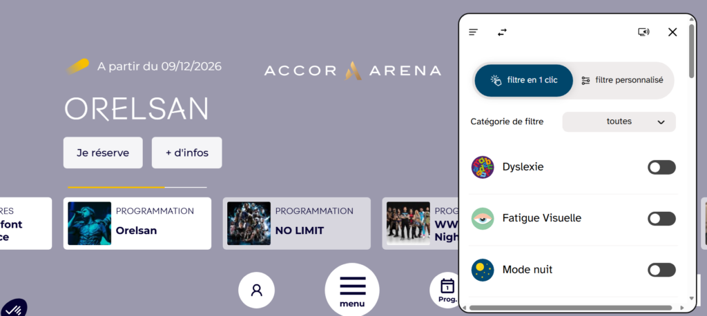 exemple accor arena