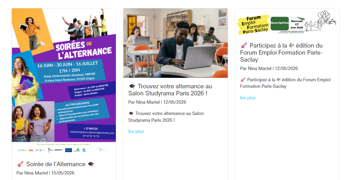 informations sur le site