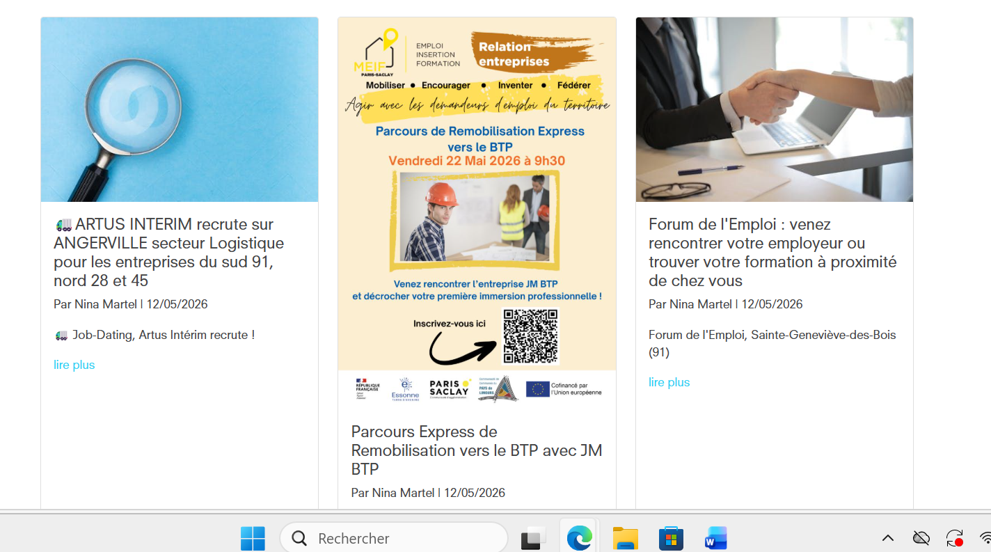 informations sur le site