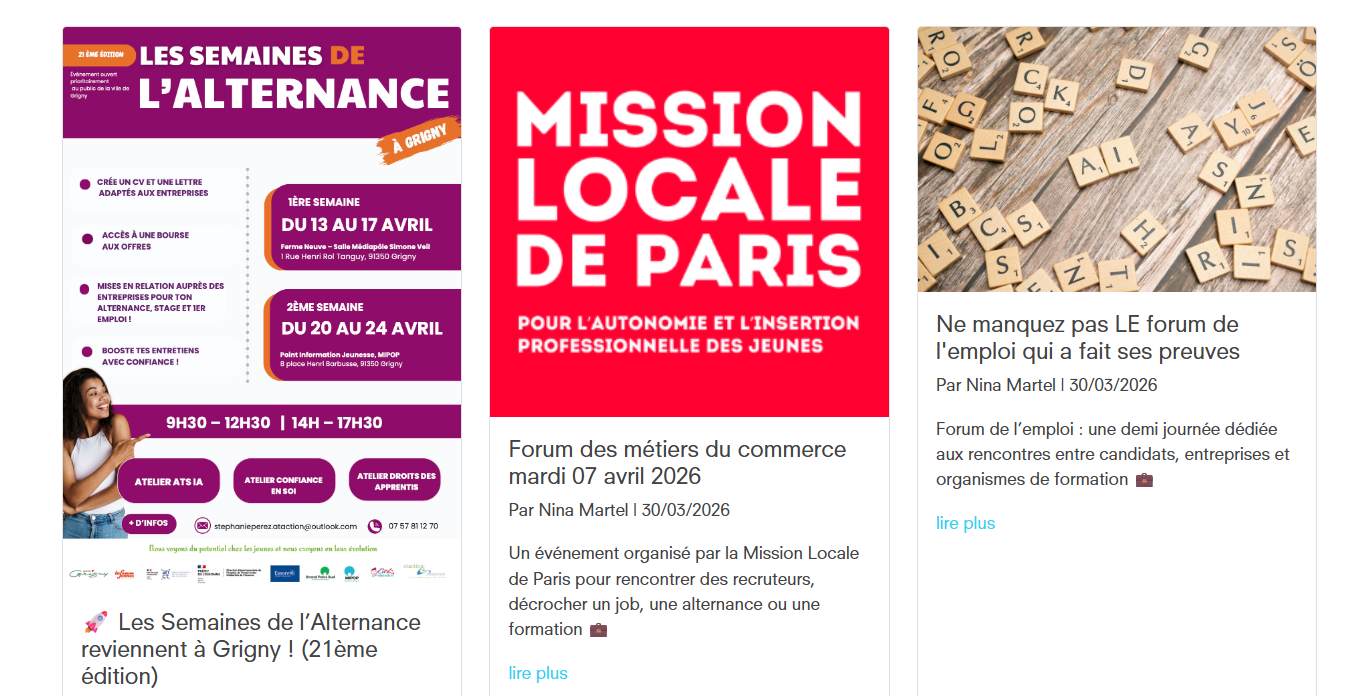 informations sur le site